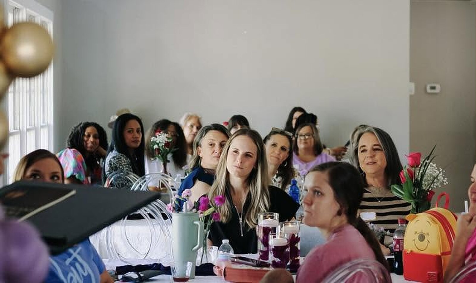 Women seated together at the first Vigilant Mama event in Columbus, Georgia